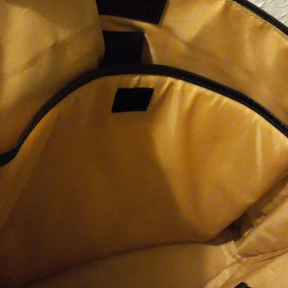 Black Croc Laptop Bag